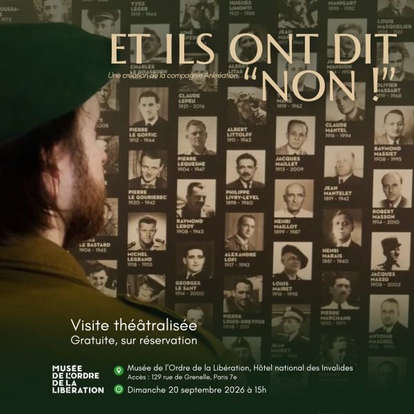Journée européennes du patrimoine - Visite théâtralisée - Et ils ont dit "NON!"
