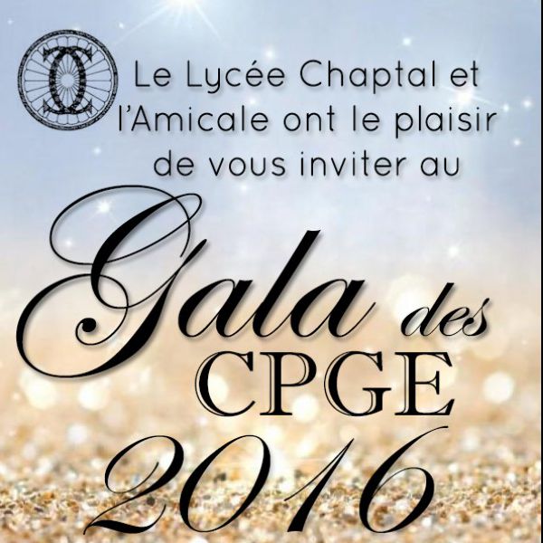 Gala des CPGE Chaptal 2016