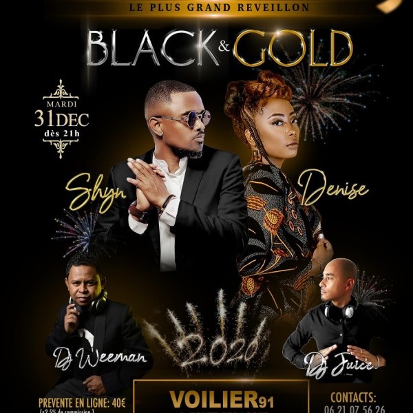 Le Plus Grand Reveillon Clubbing ✭✭✭ Black & Gold ✭✭✭ Shyn & Denise