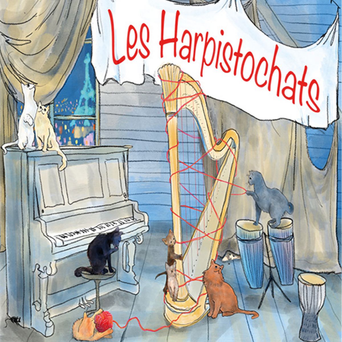 Les Harpistochats