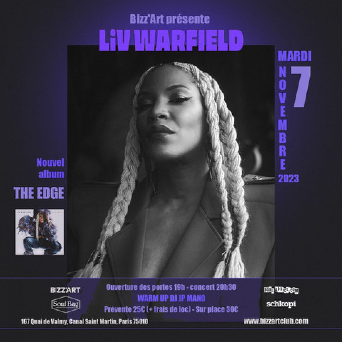 LiV WARFIELD "The Edge" @BIZZ'ART PARIS