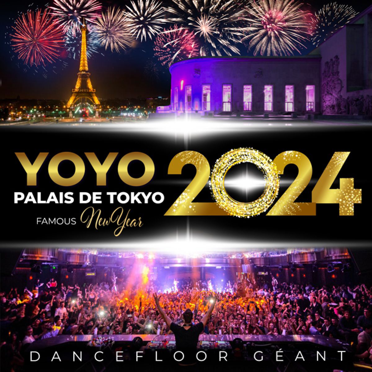 FAMOUS NEW YEAR YOYO PALAIS DE TOKYO BIG PARTY 2024 Placeminute   Yoyo 2024p 