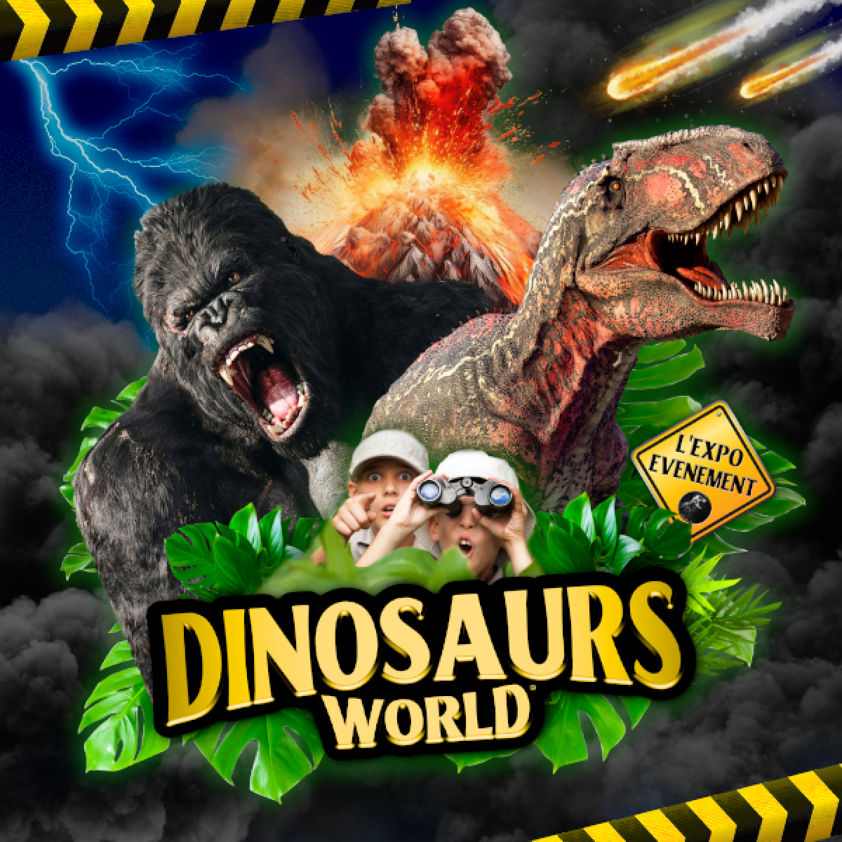 Exposition de dinosaures • Dinosaurs World à Trans-en-Provence