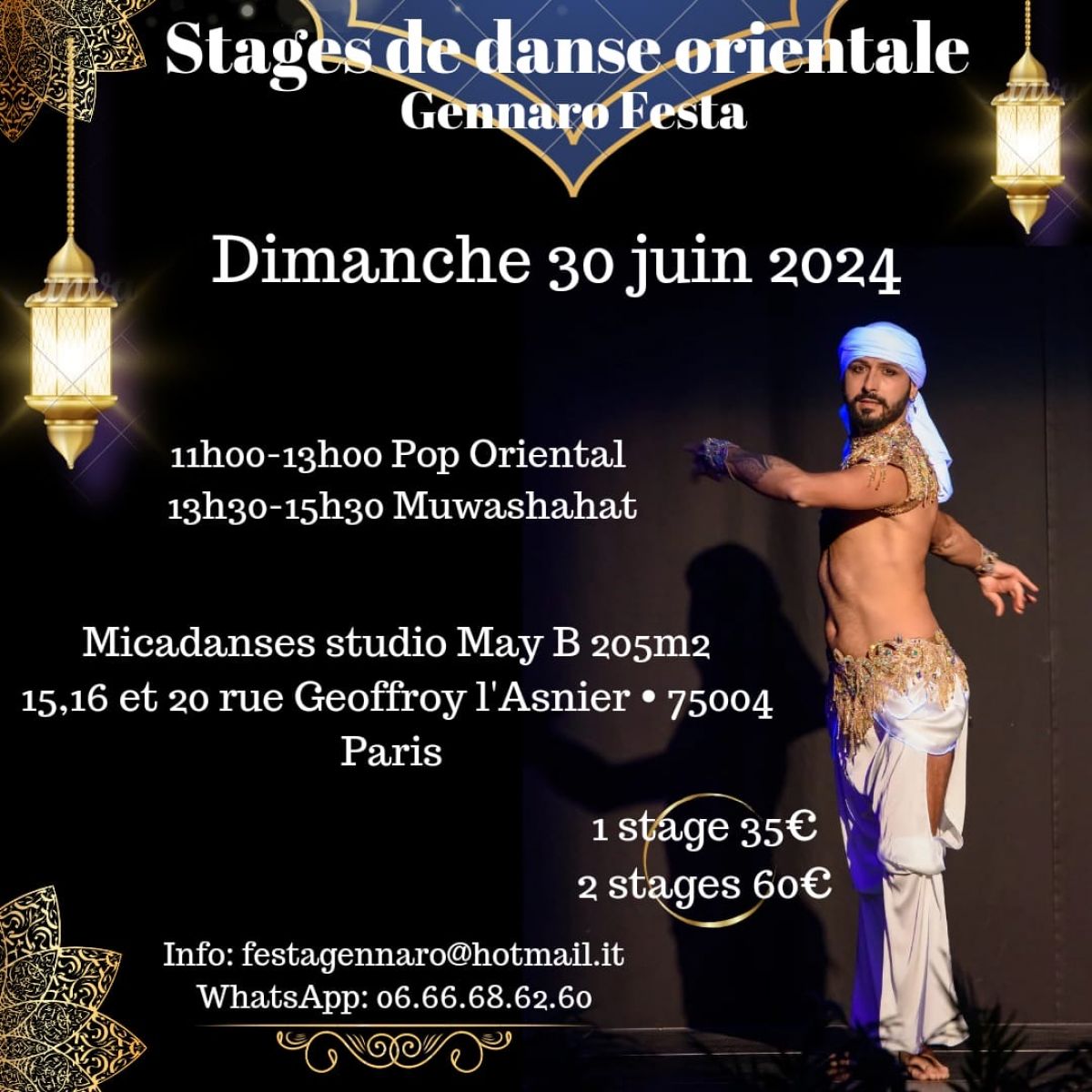 Stage de danse orientale