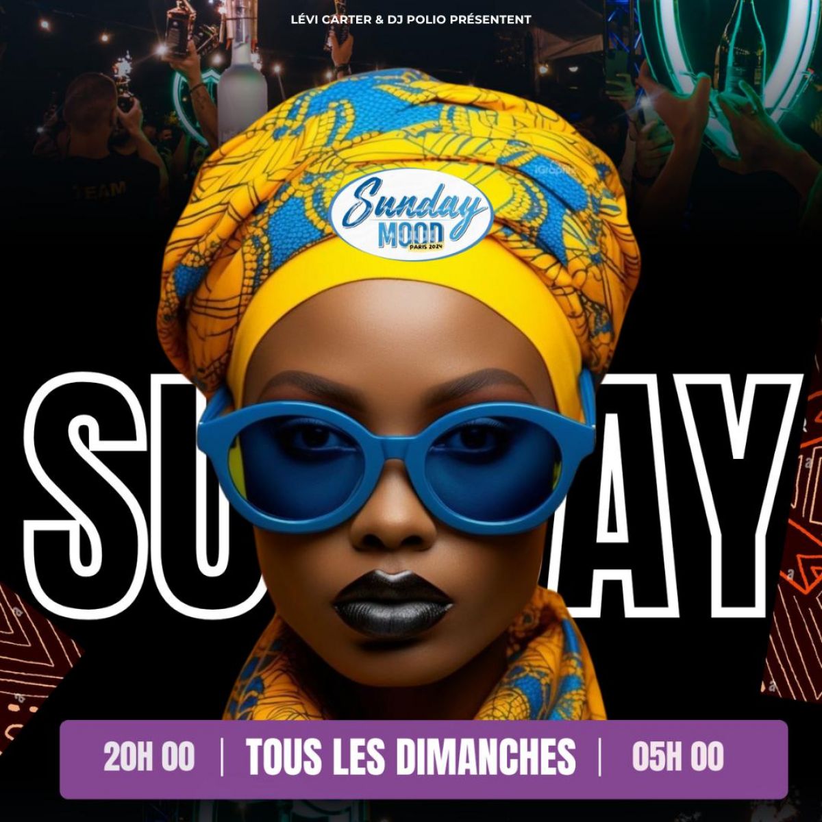 SUNDAY MOOD TERRASSE CLUB 20H00 A 5H00