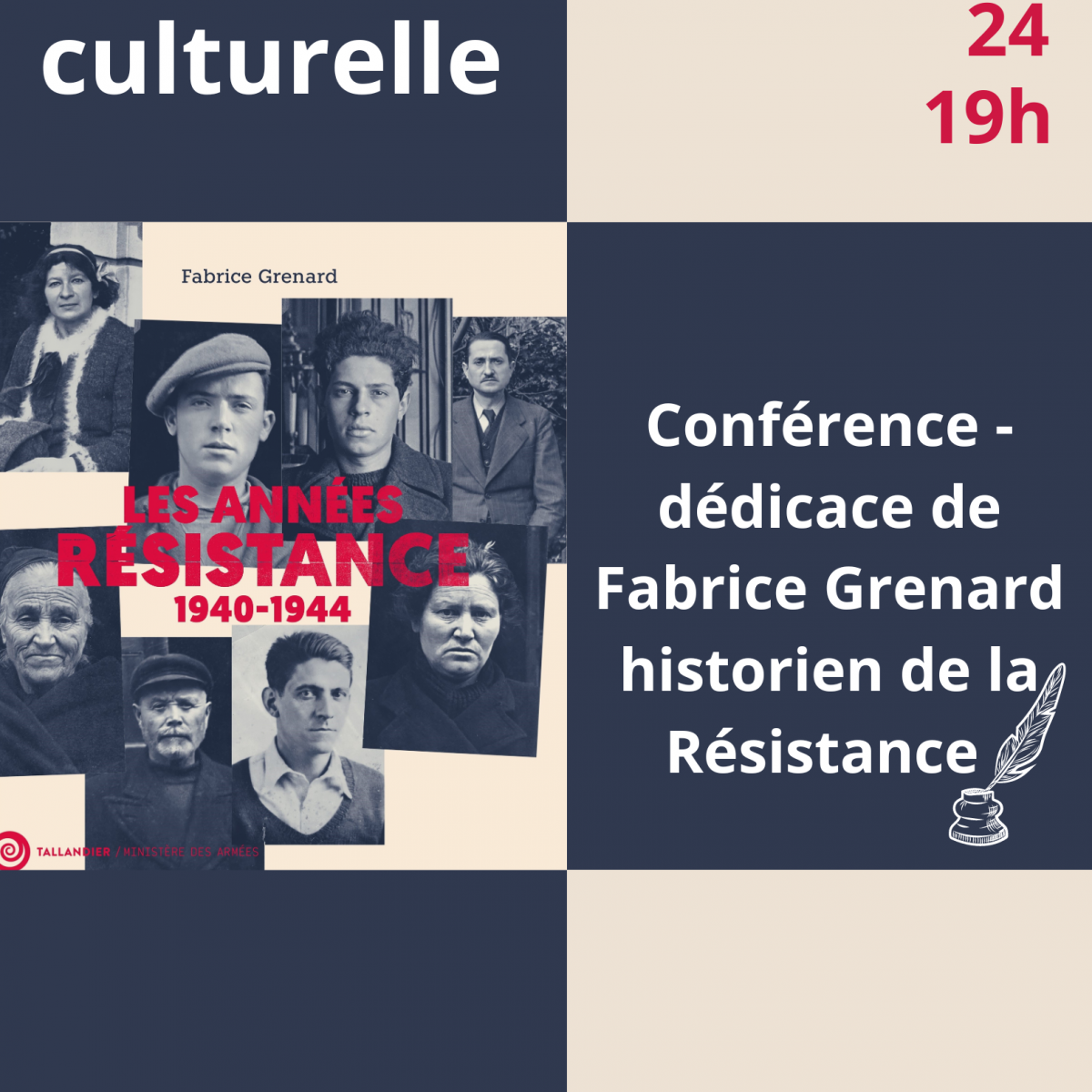 Soirée culturelle "Les années Résistance 1940-1944"