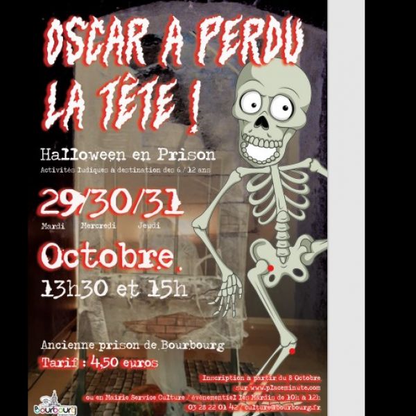 Halloween en prison : Oscar a perdu la tête !