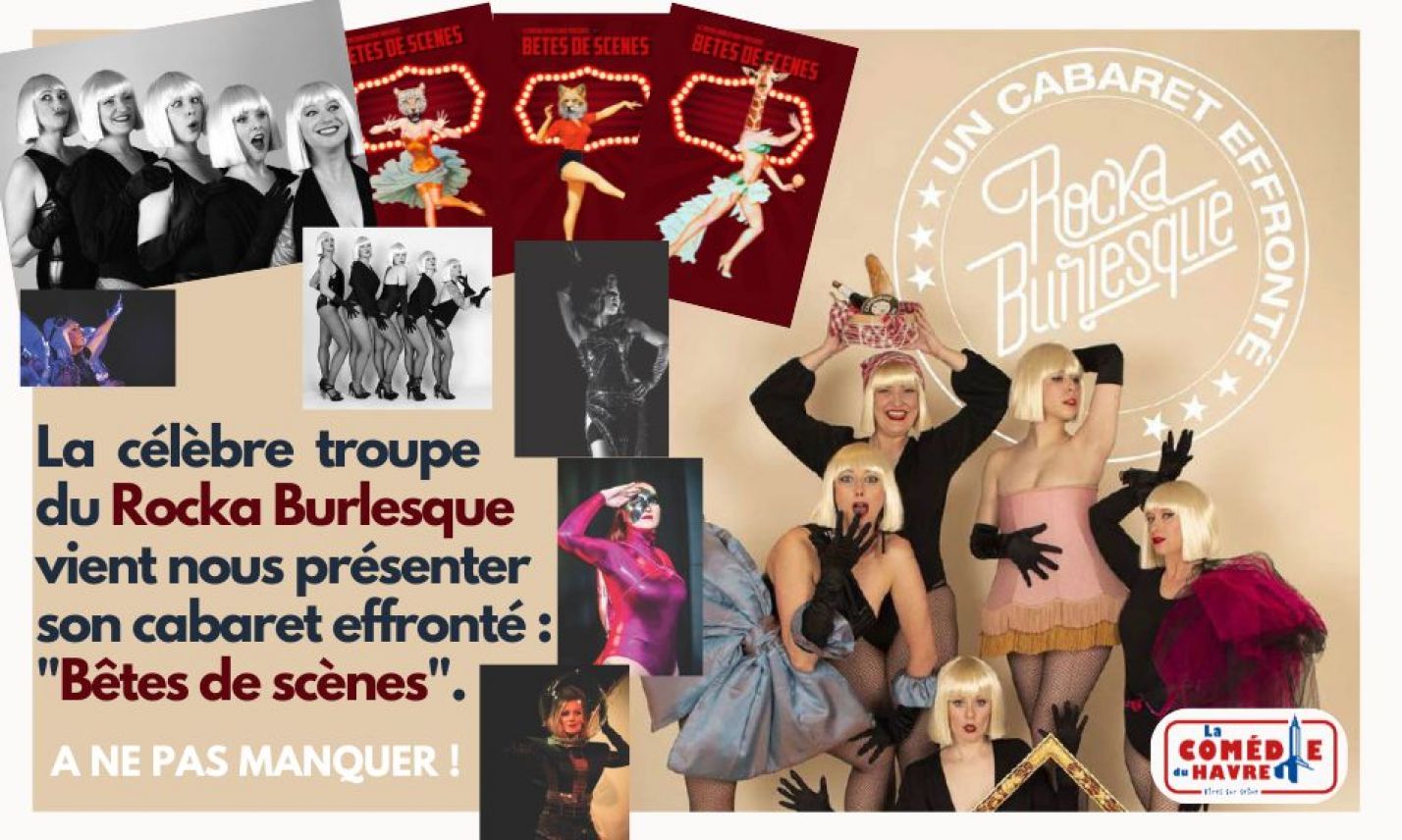 ROCKA BURLESQUE : Bête de scènes - CABARET effronté