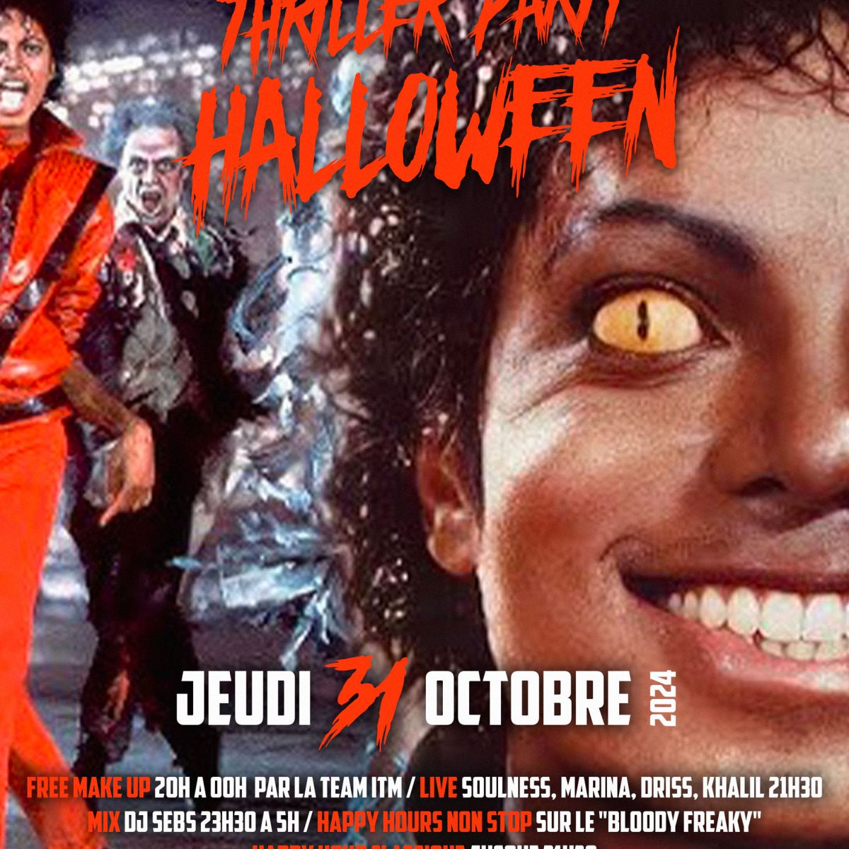 THRILLER NIGHT HALLOWEEN @BIZZ'ART PARIS