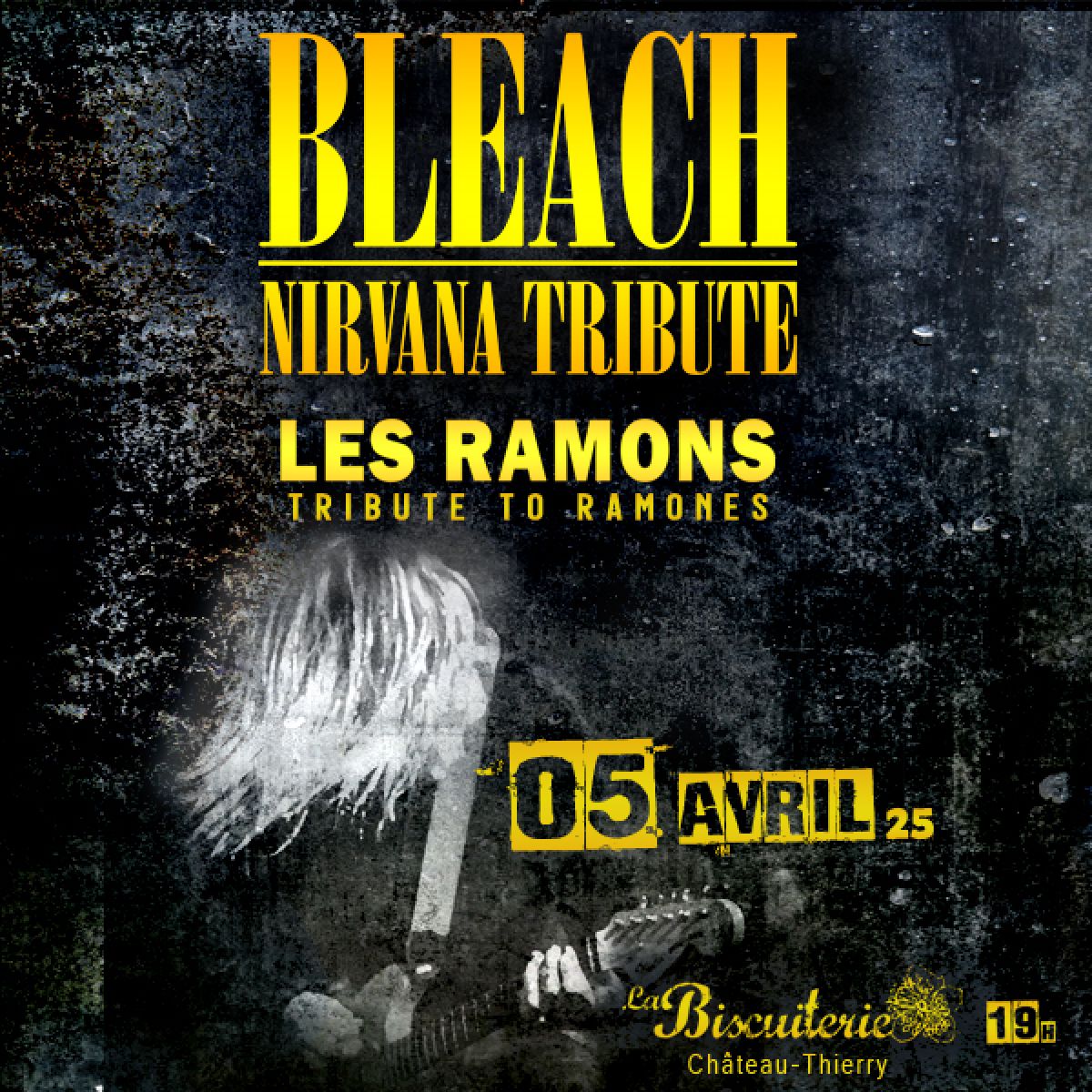 Soirée Tributes Bleach (Nirvana) & Les Ramons (Ramones)