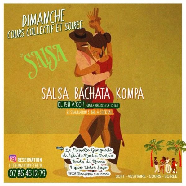 Soirée Salsa & Kizomba – L’ambiance caliente du dimanche soir !