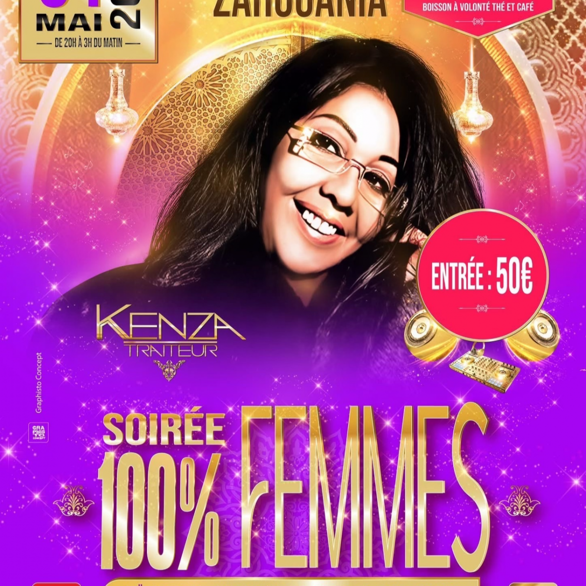 SOIRÉE FEMME CHEBA ZAHOUANIA