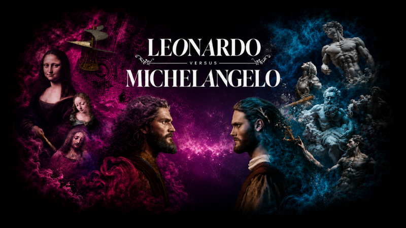 Leonardo vs Michelangelo - Le défi immersif